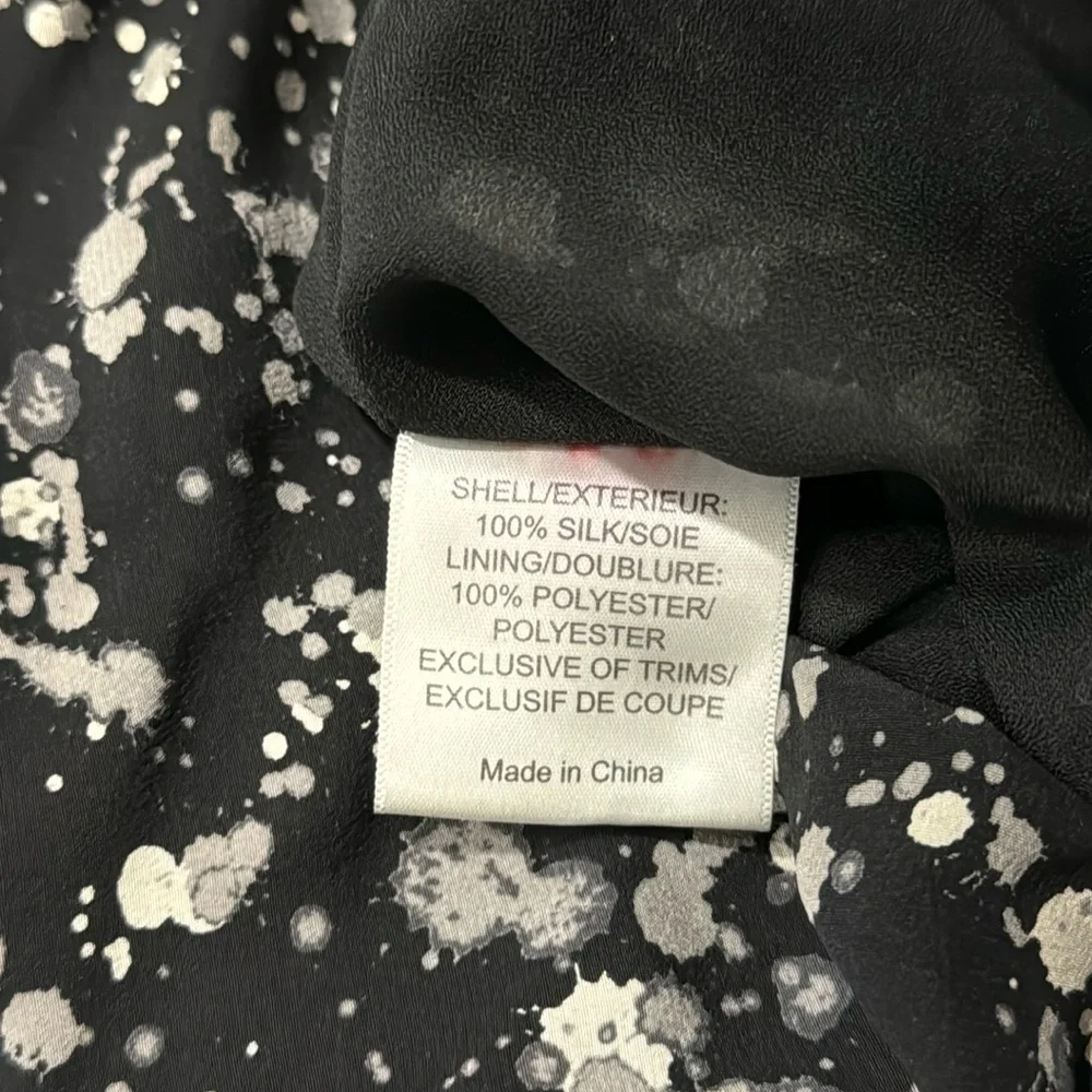 Tory Burch Black White Pullover Hooded Active Dress Women’s 2 Lounge